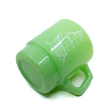 Load image into Gallery viewer, Jadeite Style Glass Mug